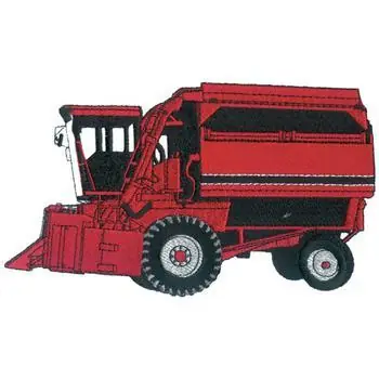 Fan Favorite Cotton Harvester Embroidery Design