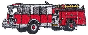 Fire Truck Embroidery Design Same Day Shipping