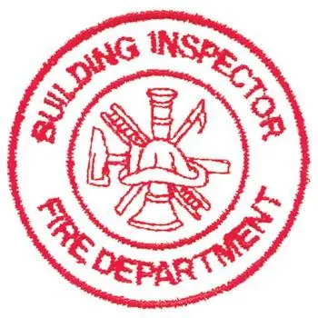 Budget Building Inspector Outline Embroidery Design