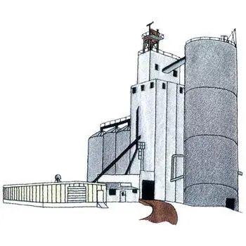 Wholesale Grain Elevator Embroidery Design