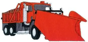 Snowplow Embroidery Design Worldwide Shipping