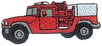 Brush Truck Embroidery Design Instant Buy