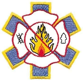Fire Logo Embroidery Design Shop Now