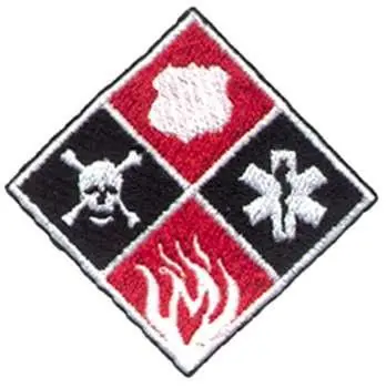 Same Day Shipping Fire Rescue EMS Embroidery Design