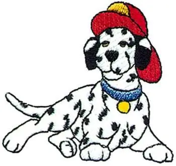 Viral Dalmatian Embroidery Design