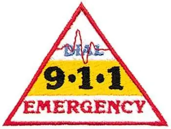 9-1-1 Logo Embroidery Design Best Price