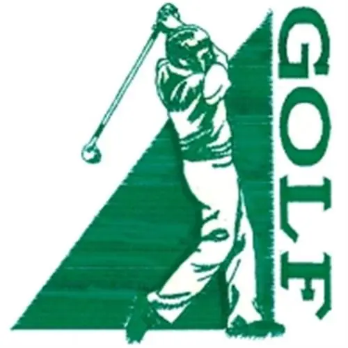 Golf Swing Embroidery Design Exclusive