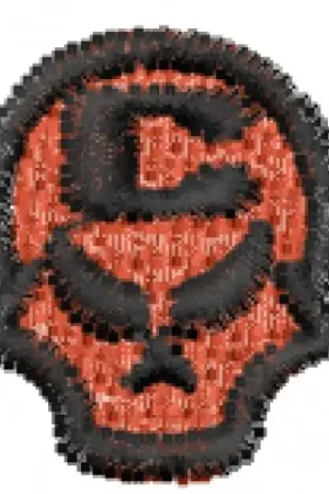 Affordable Skull Capz Font C Embroidery Design