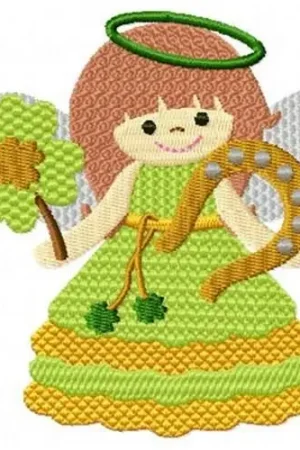 Irish Angel Horseshoe Embroidery Design Top Pick