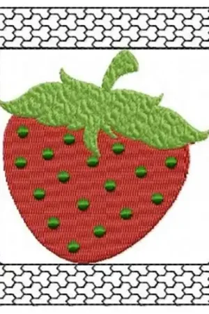 Strawberry Embroidery Design Get Yours