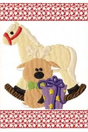 Direct From Factory Lacy Christmas Gifts Embroidery Design
