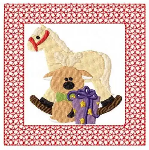 Direct From Factory Lacy Christmas Gifts Embroidery Design