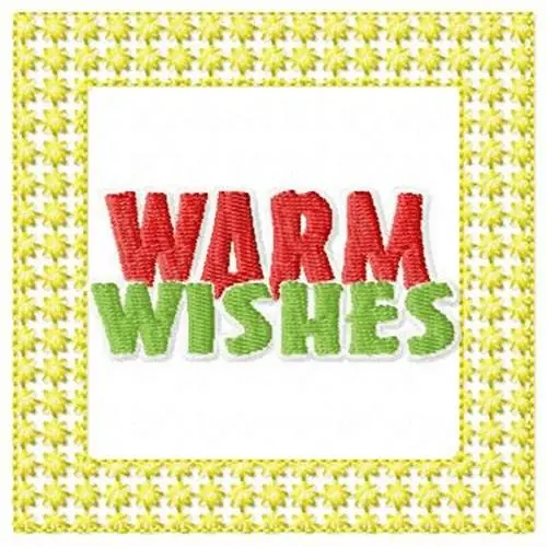 One Day Deal Lacy Warm Wishes Embroidery Design