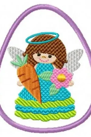 Easter Egg & Angel Embroidery Design Must Have