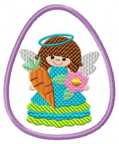 Easter Egg & Angel Embroidery Design Must Have