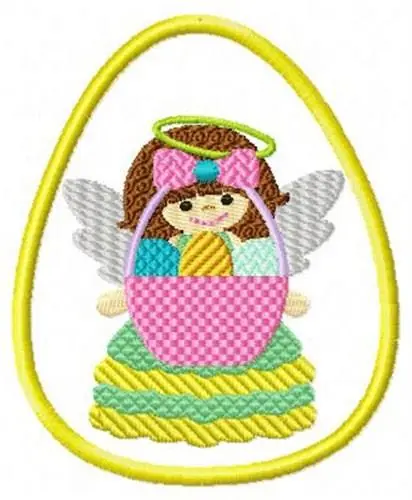 Easter Egg & Angel Embroidery Design New Release
