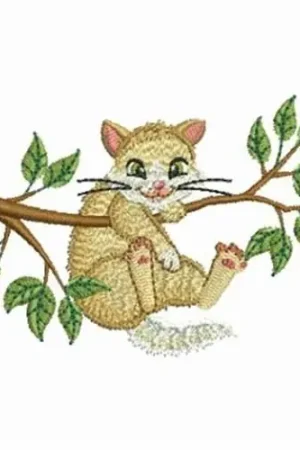 Best Seller Swinging On Limb Embroidery Design