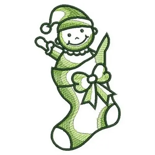 Babys In Stocking Embroidery Design Popular