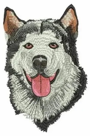 Alaskan Malamute Dog Embroidery Design Instant Buy