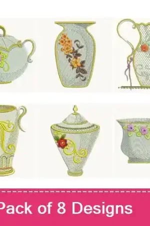 Best Choice Porcelain Embroidery design pack by Ace Points,  Embroidery Packs on EmbroideryDesigns.com