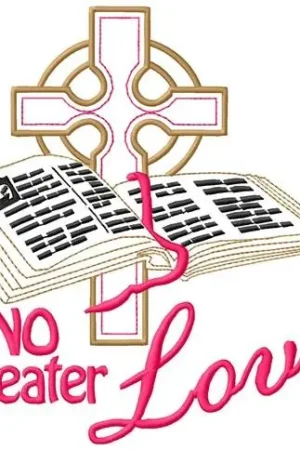 Bible And Cross Embroidery Design Save Now