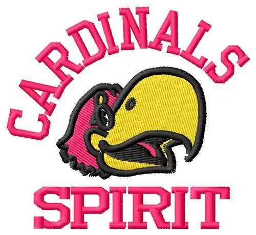 Secure Checkout Cardinals Team Spirit Embroidery Design