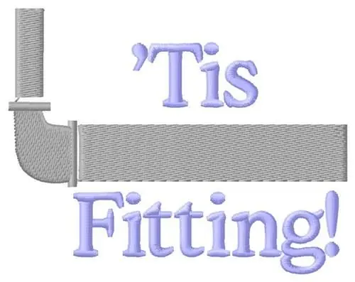 Limited Offer Pipe Fitting Embroidery Design