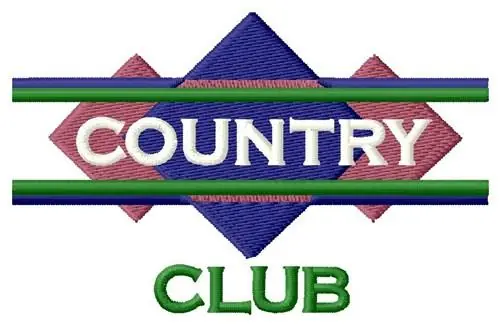 Country Club Embroidery Design Don’t Miss Out