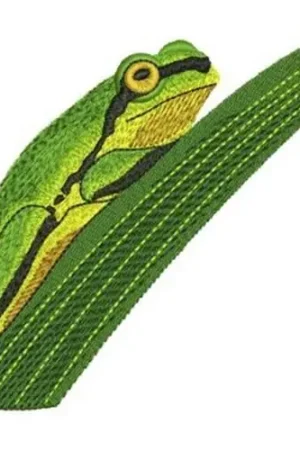 Best Choice Frog Embroidery Design