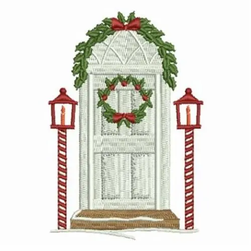 Affordable Lantern Doorway Embroidery Design