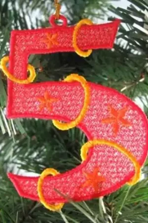 Buy Direct FSL 5th Day Christmas Embroidery Design