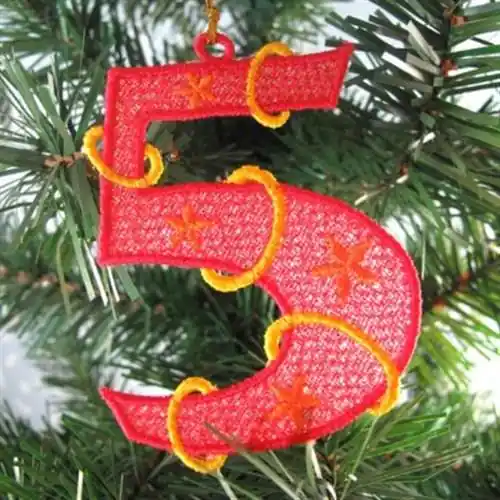 Buy Direct FSL 5th Day Christmas Embroidery Design