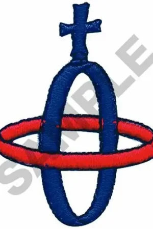 Affordable GLOBE WITH CROSS Embroidery Design