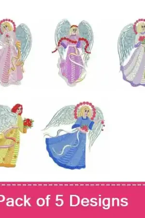 Angels of Love 2 Embroidery design pack by Ace Points,  Embroidery Packs on EmbroideryDesigns.com Last Chance