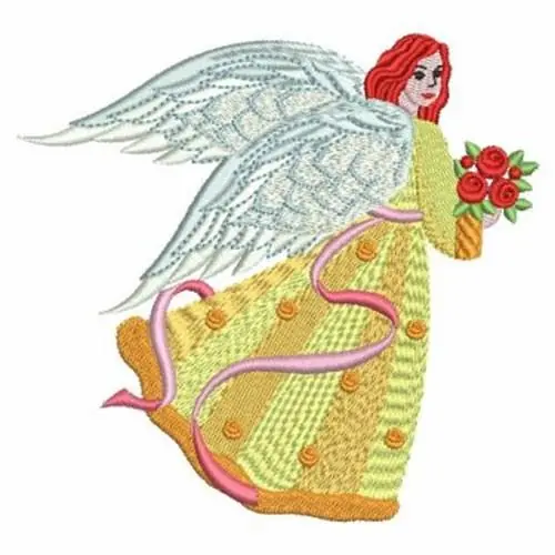 Angels of Love Embroidery Design Direct From Factory