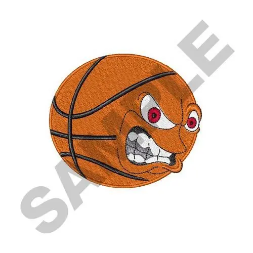 Aggressive Basketball Embroidery Design Grab Now