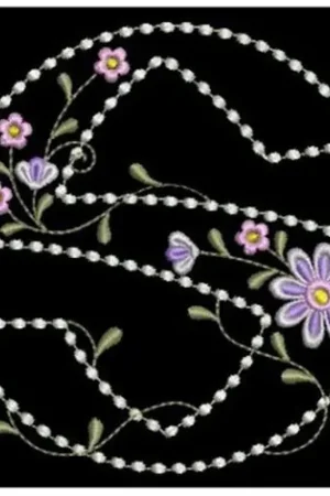 Candlewick Alphabet S Embroidery Design Bargain