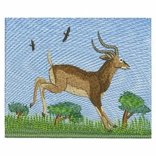 Wildlife Embroidery Design Premium