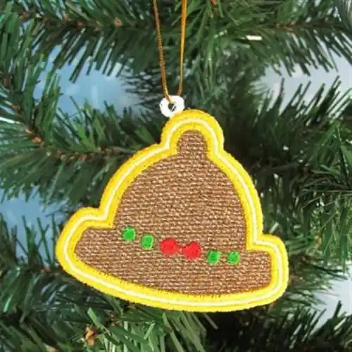 While Supplies Last FSL Gingerbread Hat Embroidery Design
