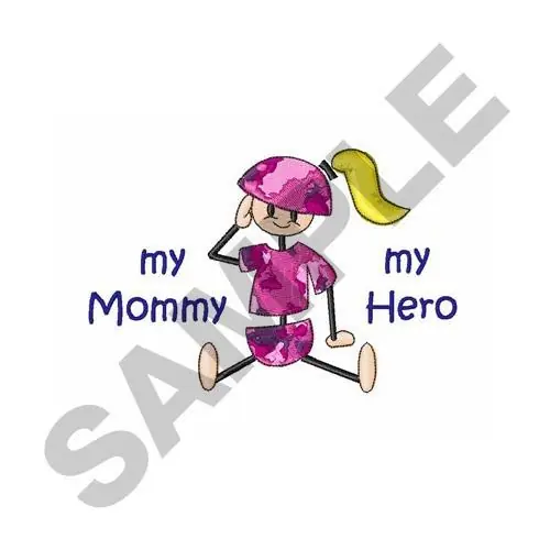 Save Now My Mommy Hero Embroidery Design