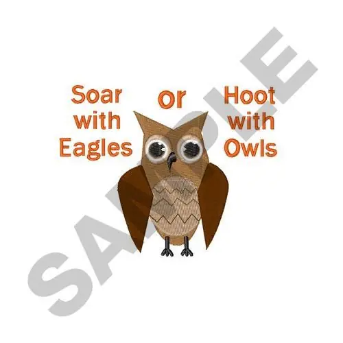 Hoot With Owls Embroidery Design Wholesale