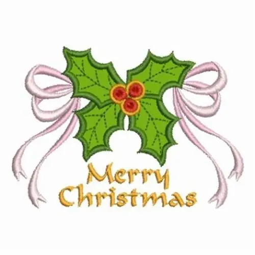 Merry Christmas Embroidery Design Top Rated