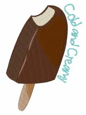 Worldwide Shipping Cold And Creamy Embroidery Design