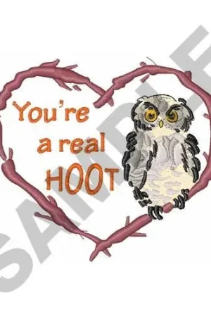 Youre A Real Hoot Embroidery Design Free Returns