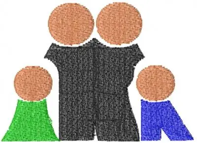 A Family Embroidery Design Buy Online