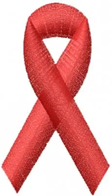 Low Price Red Ribbon Embroidery Design