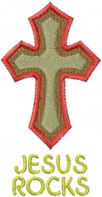 Final Sale Jesus Rocks Embroidery Design