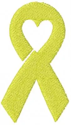 Yellow Ribbon Embroidery Design Discount