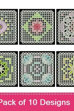 Best Price FSL Doily 3 Embroidery design pack by Ace Points, Embroidery Packs on EmbroideryDesigns.com