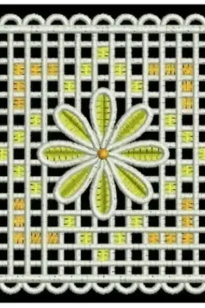 Buy Direct FSL Square Doily Embroidery Design